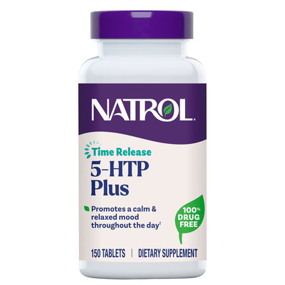 미국직구 나트롤 영양제 Natrol 5-HTP Plus Mood & Relaxation 100 mg., 150 Time Release Tablets
