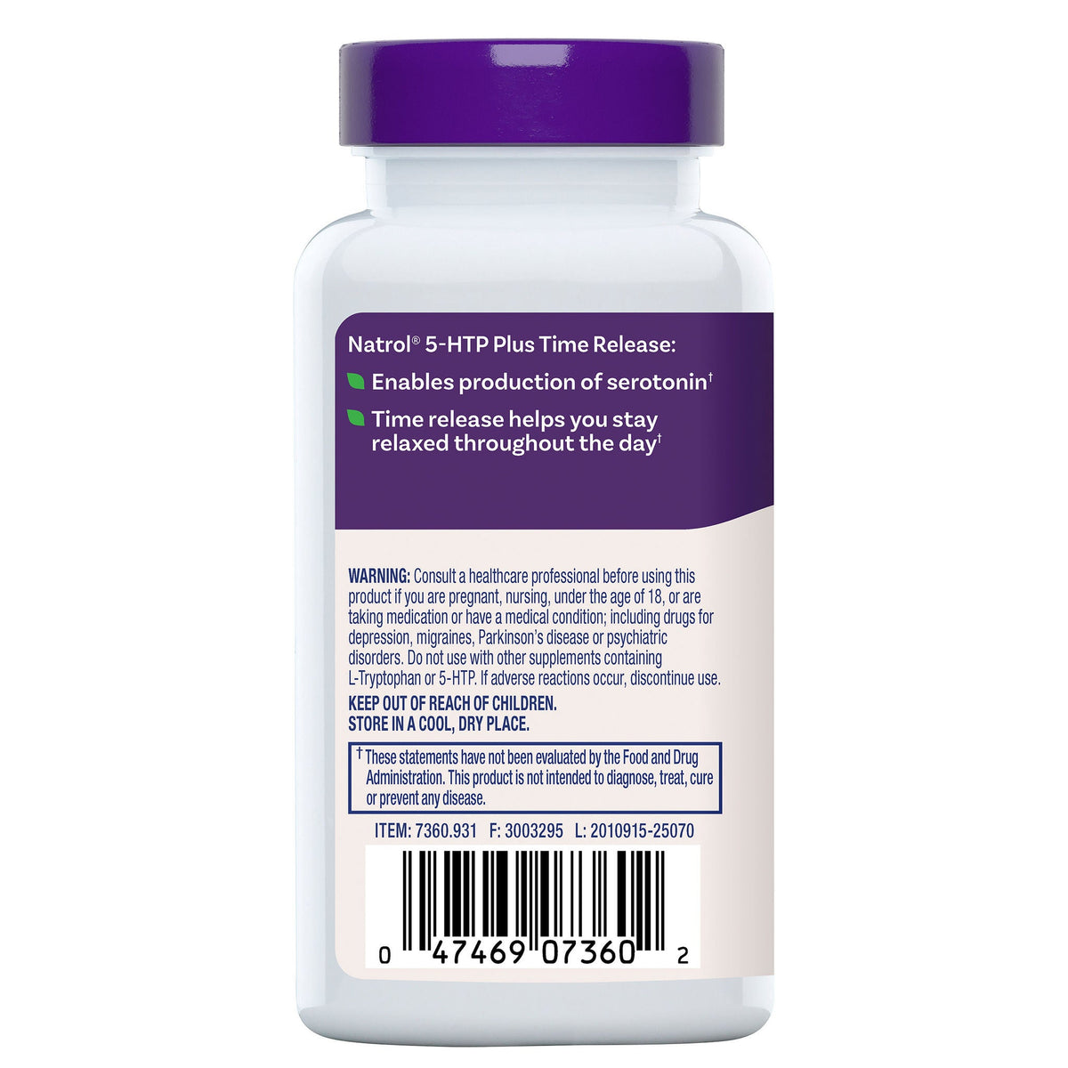 미국직구 나트롤 영양제 Natrol 5-HTP Plus Mood & Relaxation 100 mg., 150 Time Release Tablets