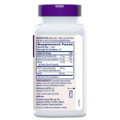 미국직구 나트롤 영양제 Natrol 5-HTP Plus Mood & Relaxation 100 mg., 150 Time Release Tablets