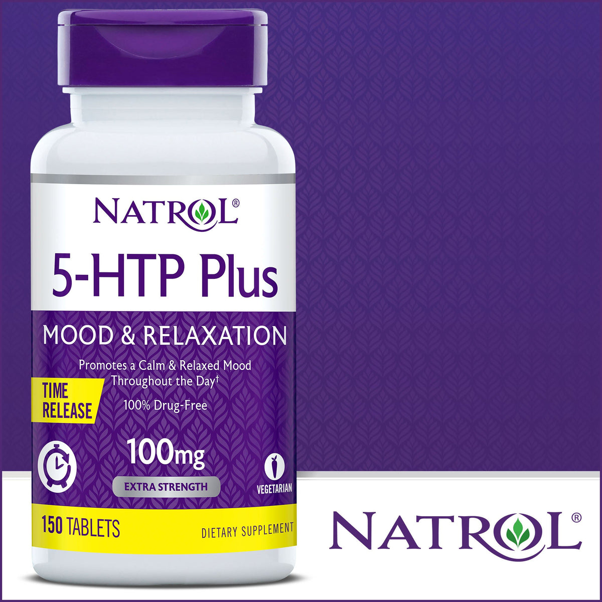 미국직구 나트롤 영양제 Natrol 5-HTP Plus Mood & Relaxation 100 mg., 150 Time Release Tablets