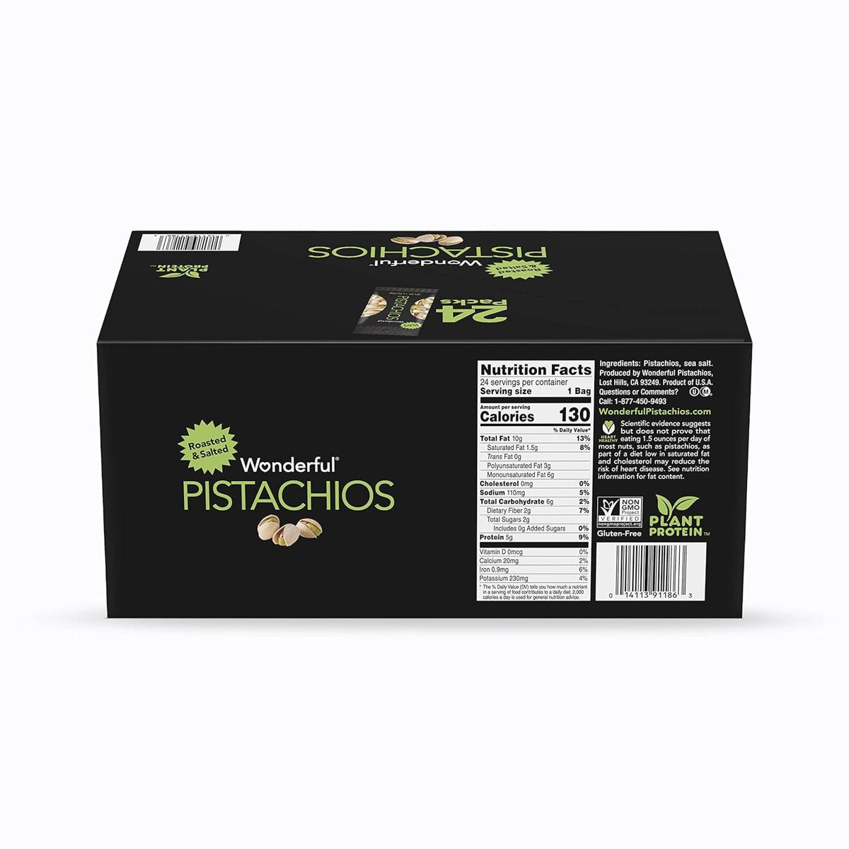 미국직구 Wonderful Pistachios In-Shell 43g / Wonderful Pistachios In-Shell, Roasted and Salted 2