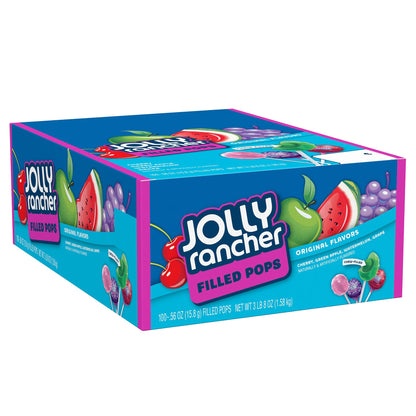 미국직구 졸리랜처 Filled Pops, Variety Pack, 0.56 oz, 100 ct