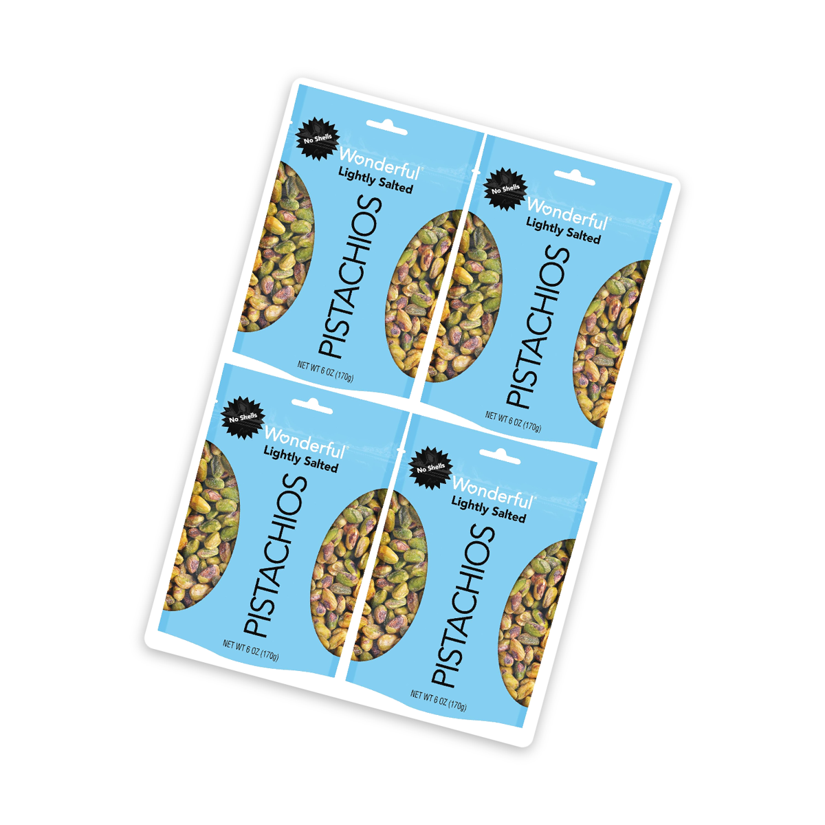 미국직구 3 Pack Wonderful 170g 3팩 / 3 Pack | Wonderful Pistachios Lightly Salted Shelled, 4 Ba 2