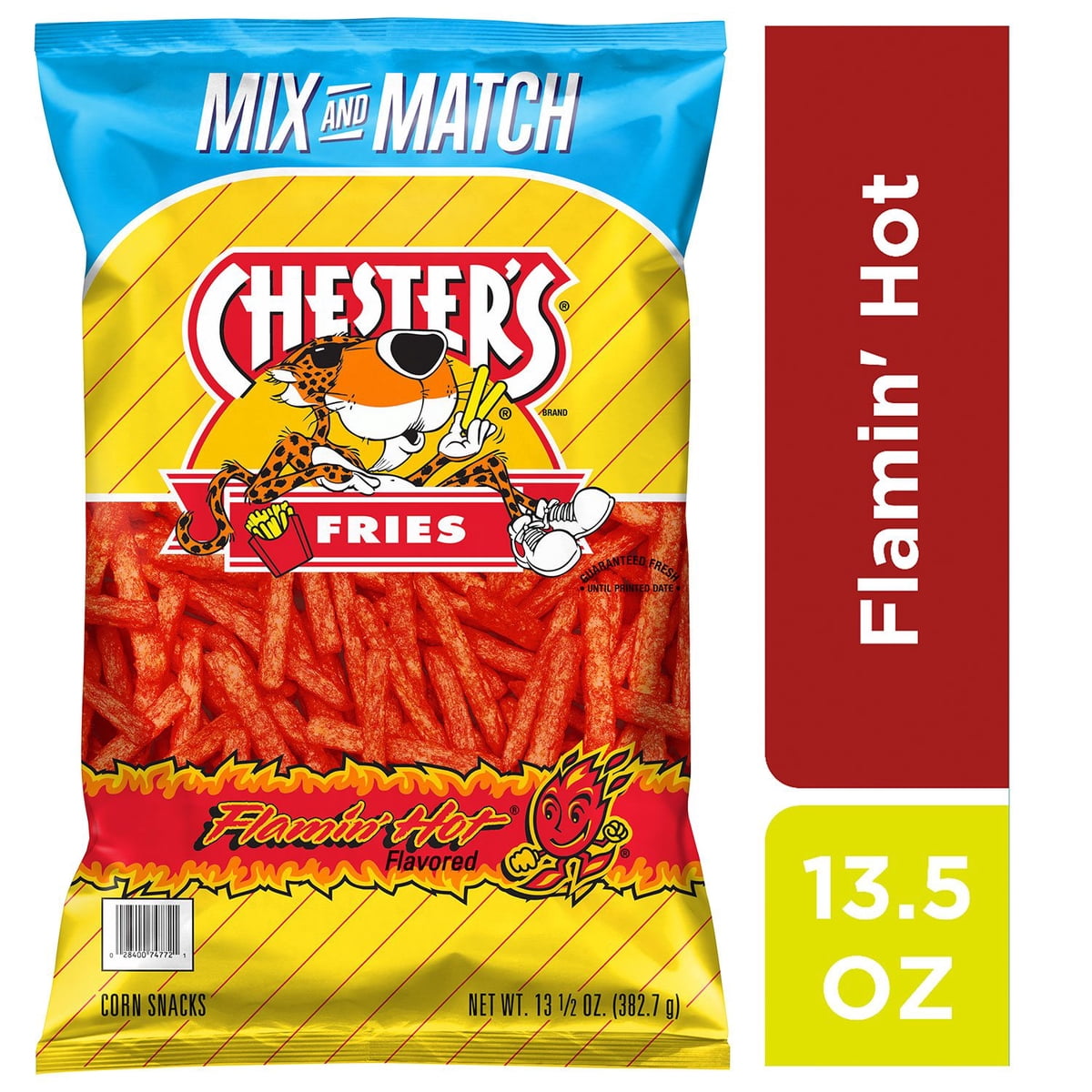 미국직구 Chester's Fries Flamin' 383g / Chester's Fries Flamin' Hot Corn & Potato Snacks, 383g 3