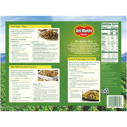 미국직구 Del Monte Cut Green Beans, 14.5 oz can, 12 ct