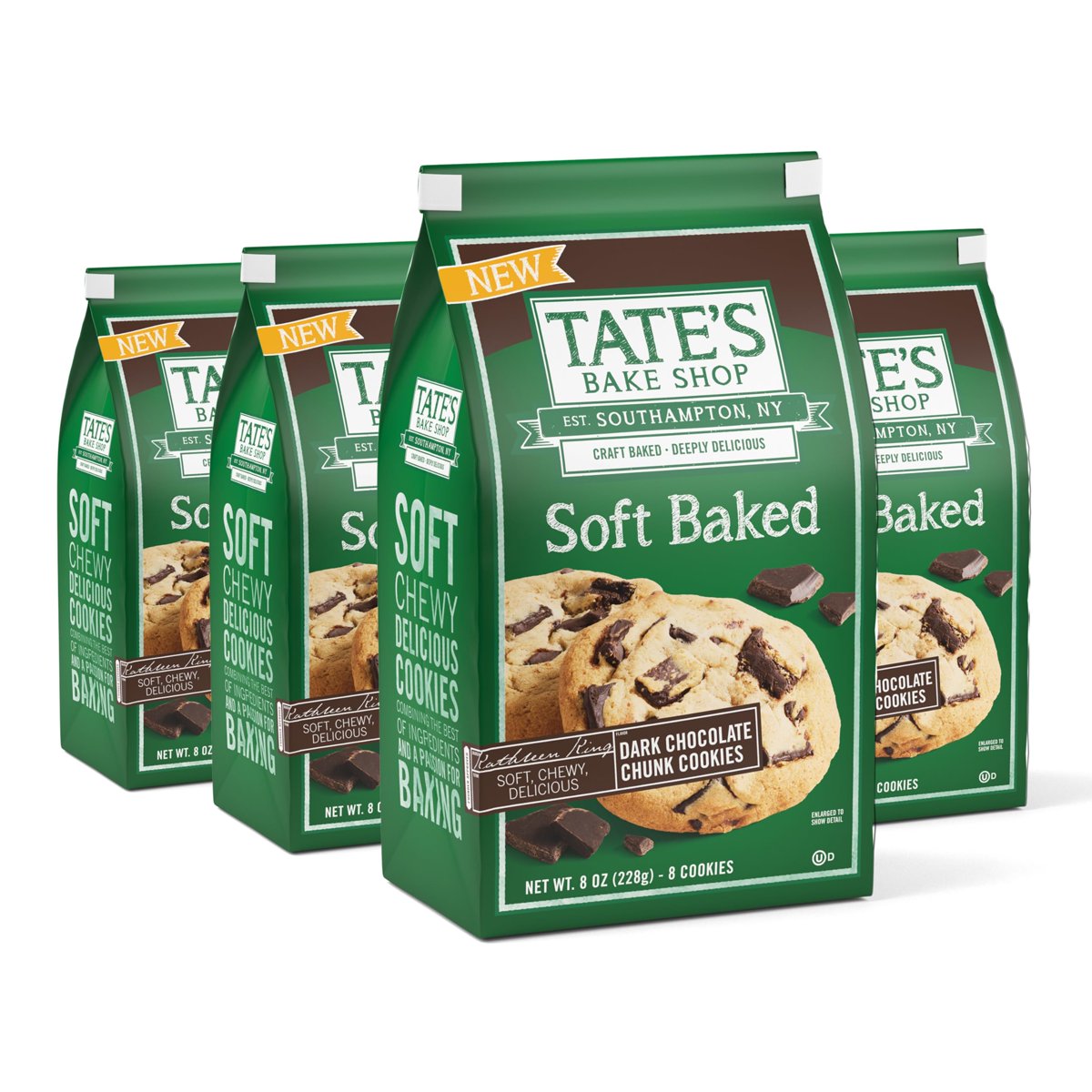 미국직구 3 Pack Tates 초콜릿 227g 3팩 / 3 Pack | Tates Bake Shop Soft Baked Cookies, Dark Chocolat 2