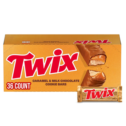 미국직구 트윅스 Caramel Cookie Chocolate Candy Bar, Full Size, 1.79 oz, 36 ct