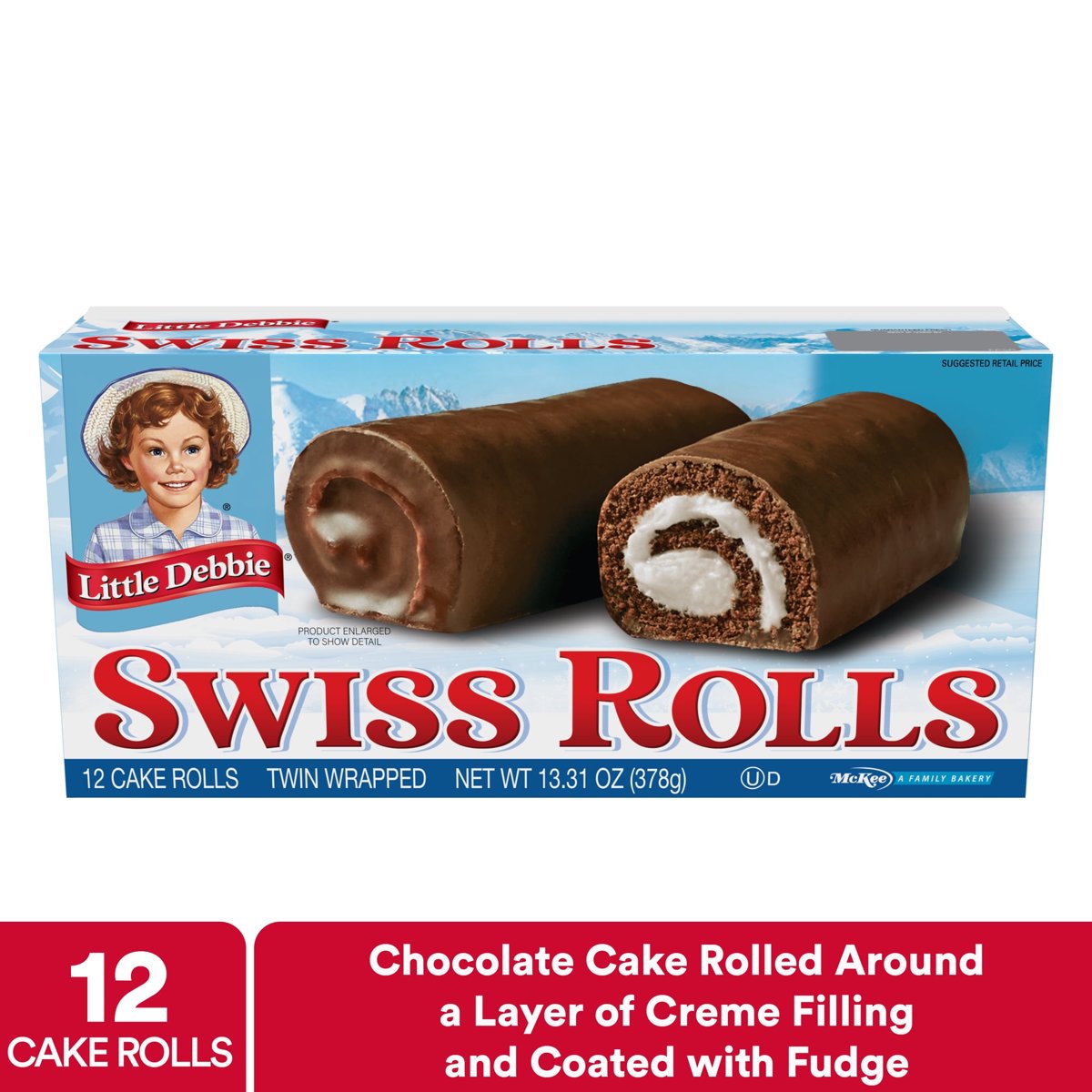 미국직구 Little Debbie 377g / Little Debbie Variety Pack Swiss Rolls & Zebra Cakes Snack Cakes 2