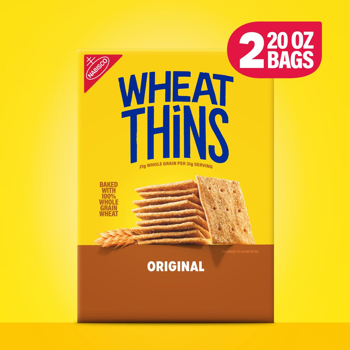 미국직구 WHEAT THINS 과자 567g / WHEAT THINS Original Snacks Whole Grain Wheat Crackers, 567g, 2 3