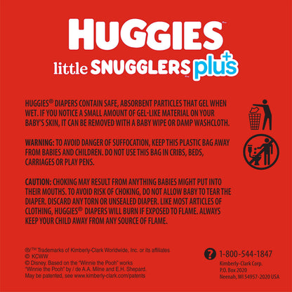 미국직구 하기스 리틀스너글러 플러스 기저귀 / Huggies Little Snugglers Plus Baby Diapers