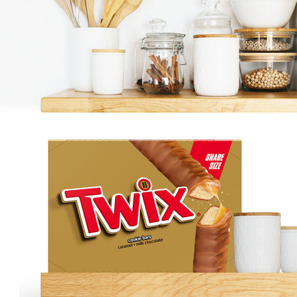 미국직구 트윅스 Chocolate  & Caramel Cookie Candy Bar, Share Size, 3.02 oz, 24 ct