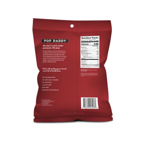 미국직구 Pop Daddy 57g 12팩 / Pop Daddy Original, 57g Gluten Free Hand Seasoned Gourmet Flavore 3
