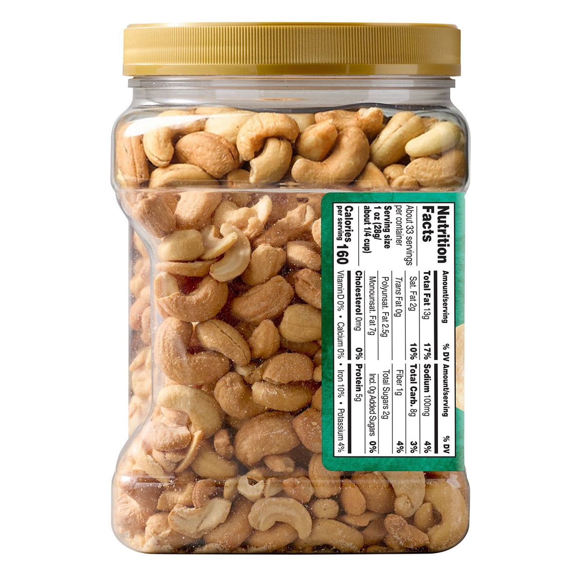 미국직구 멤버스마크 견과 936g / Member's Mark Roasted Whole Cashews with Sea Salt, 936g 4