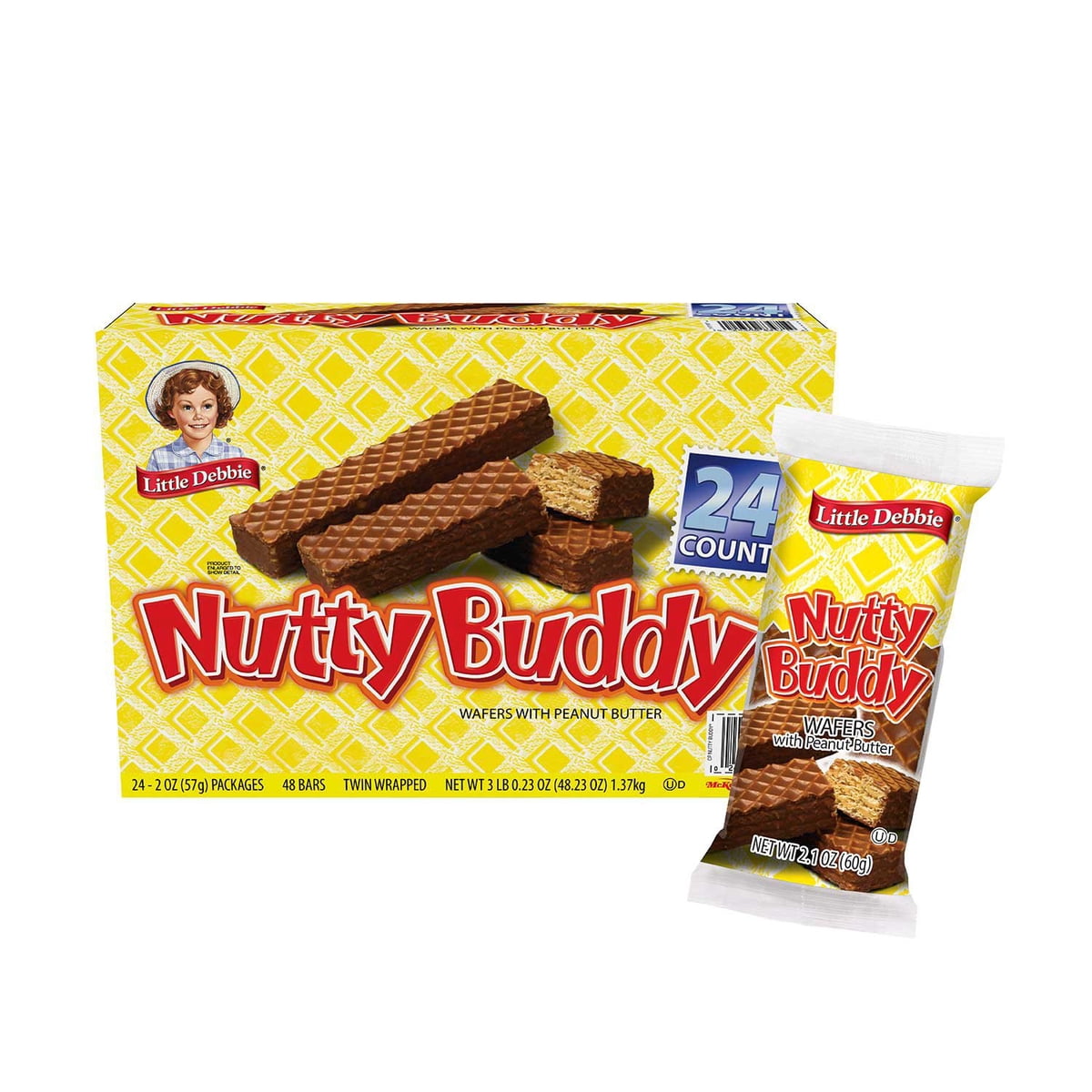 미국직구 Little Debbie Nutty 57g / Little Debbie Nutty Buddy Bars, 57g, 24 pk. 2