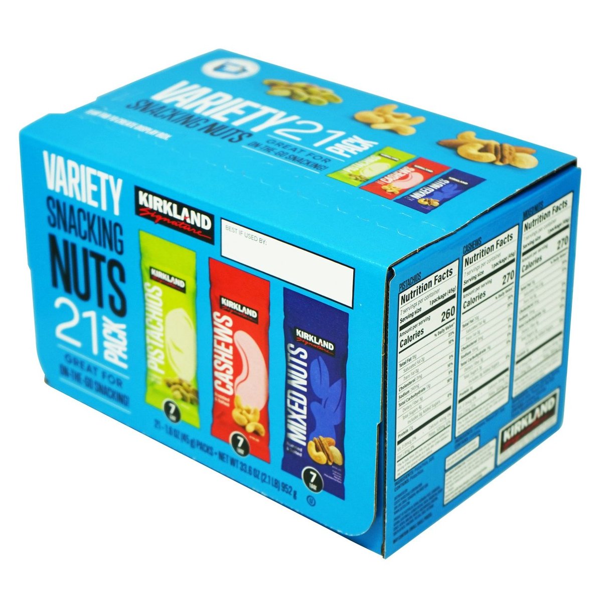 미국직구 Kirkland Signature Snacking 견과 45g / Kirkland Signature Snacking Nuts Variety Pack, 2 2
