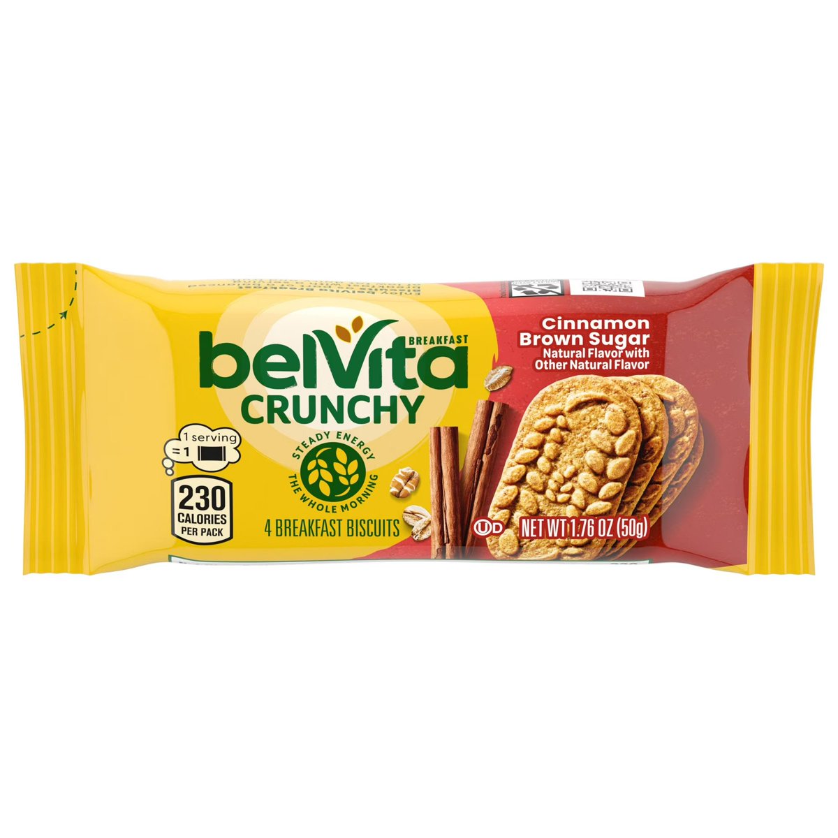 미국직구 Belvita Cinnamon Brown 과자 50g 4팩 / Belvita Cinnamon Brown Sugar Biscuits, 50g, 25 Cou 5