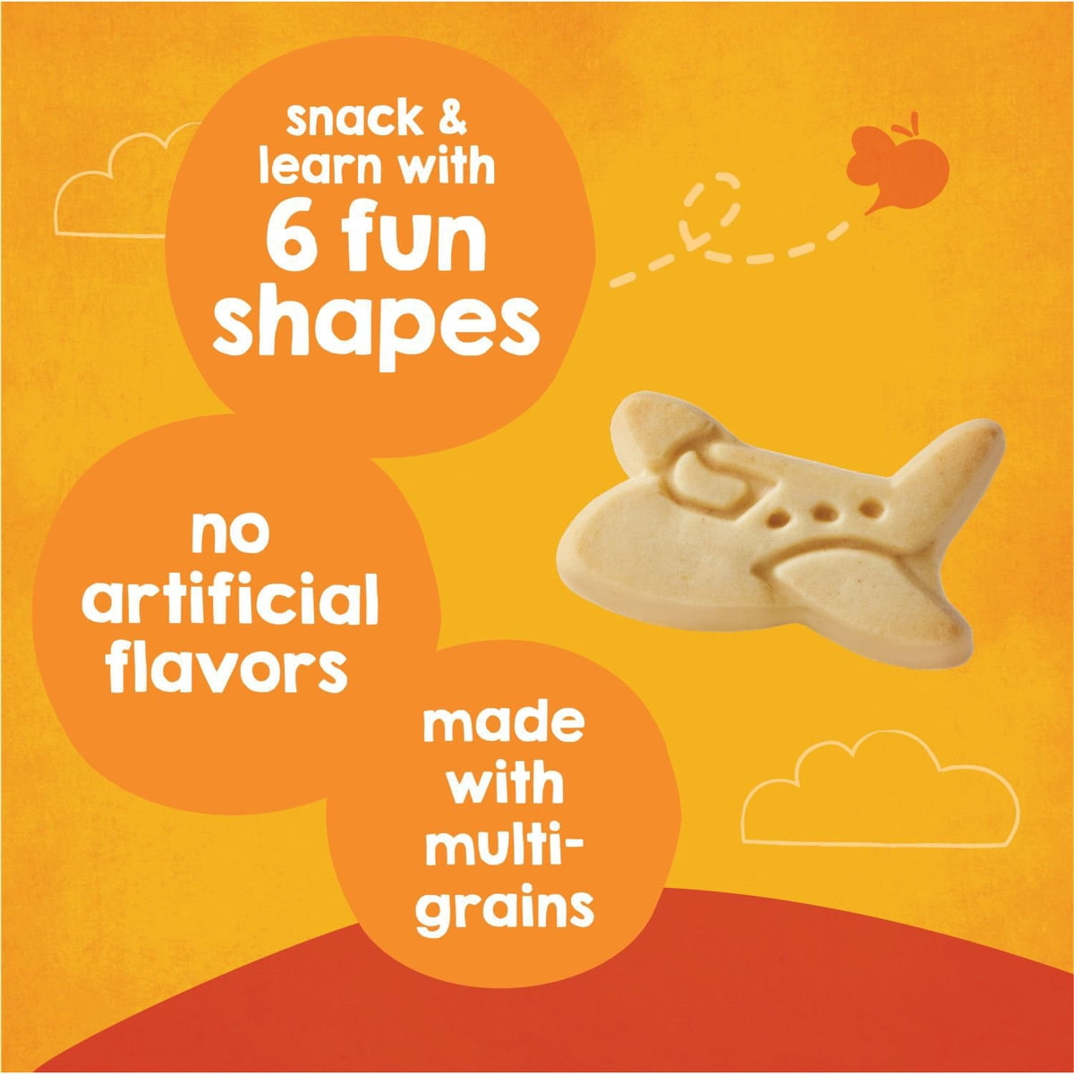 미국직구 Happy Tot 과자 125g 5팩 / Happy Tot Organic Multi-Grain Toddler Cookie, Vanilla or Straw 4