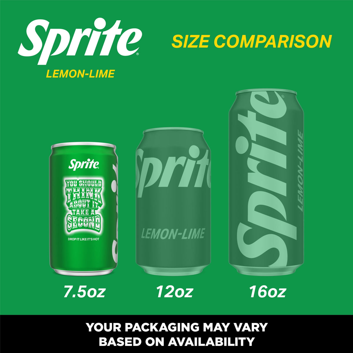 미국직구 스프라이트 Lemon-Lime Caffeine Free Soda Pop Mini Cans, 7.5 fl oz, 6 Pack