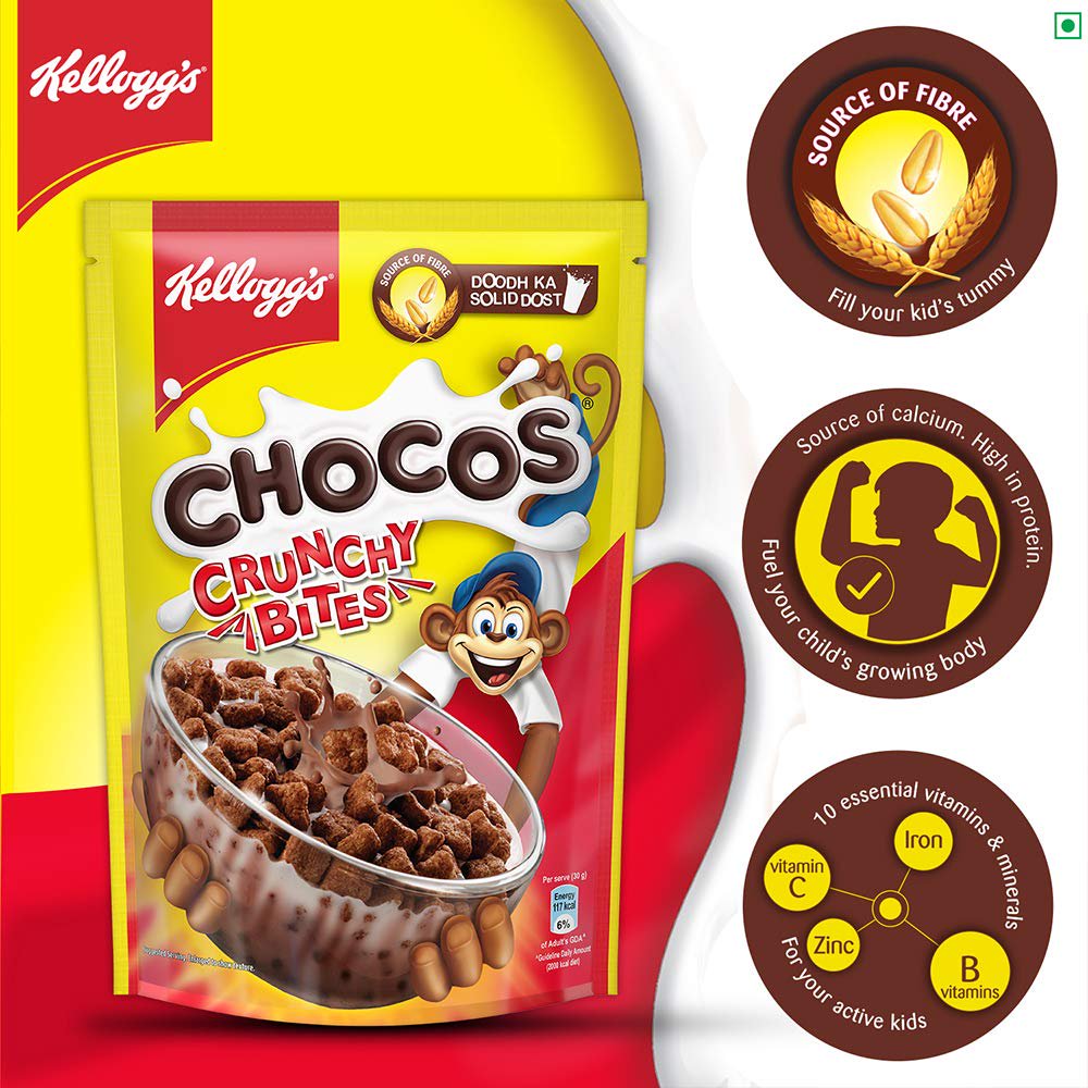 미국직구 3 Pack Kelloggs 과자 6g 3팩 / 3 Pack | Kelloggs Chocos Crunchy Bites, 375G & 2x Lotus Bi 4