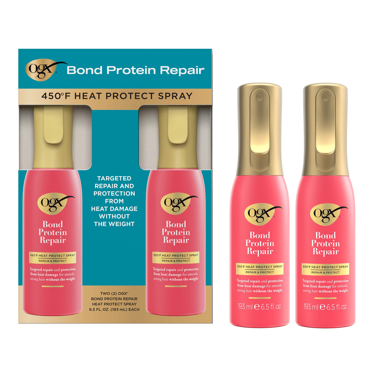 미국직구 오지엑스 192ml 2팩 / OGX Protein Bonding Multitasker Spray, 2-pack, 192ml Each 4
