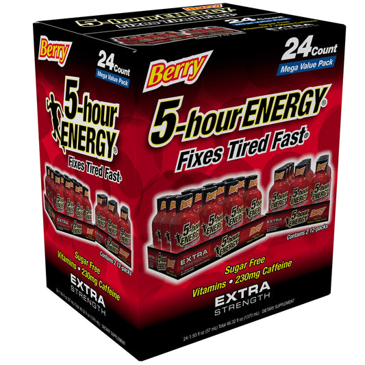 미국직구 5-hour Energy Shot 57ml / 5-hour Energy Shot, Extra Strength, Berry, 57ml, 24-count 1