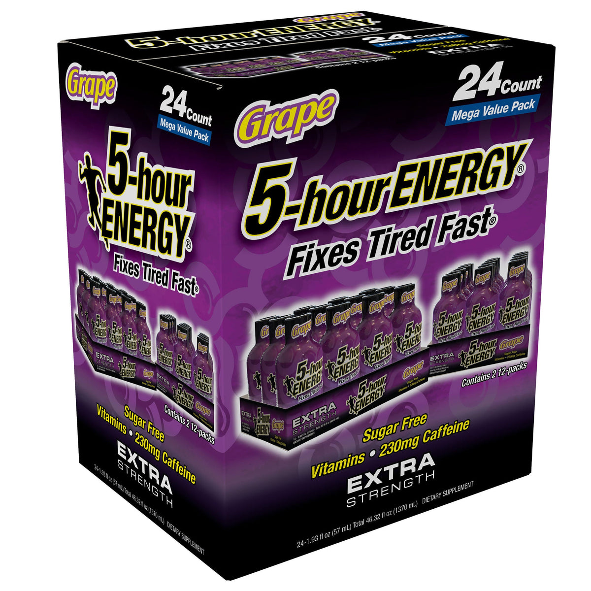 미국직구 5-hour Energy Shot 57ml / 5-hour Energy Shot, Extra Strength, Grape, 57ml, 24-count 1