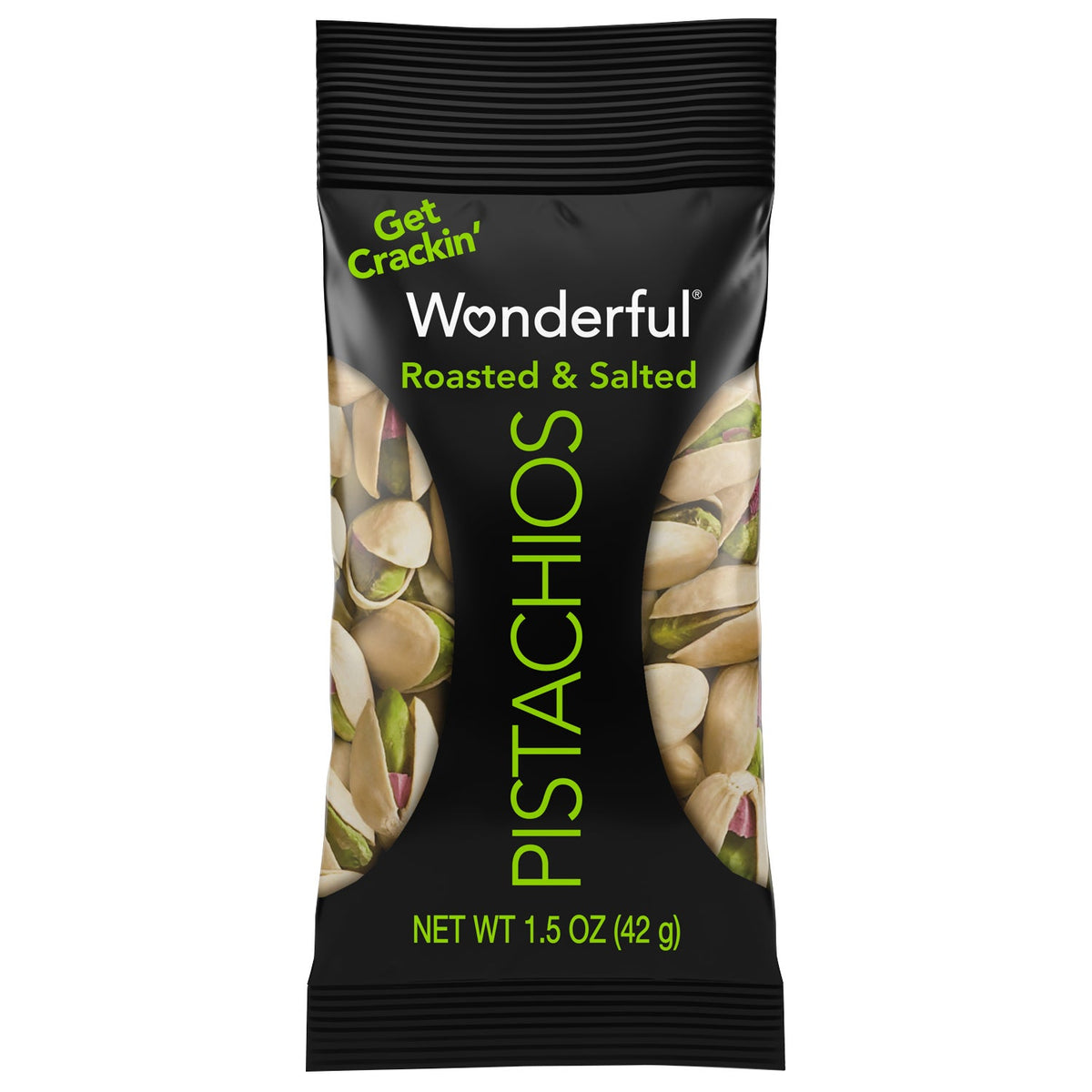 미국직구 Wonderful Pistachios, Roasted & Salted, In-Shell, 1.5 oz, 24 ct