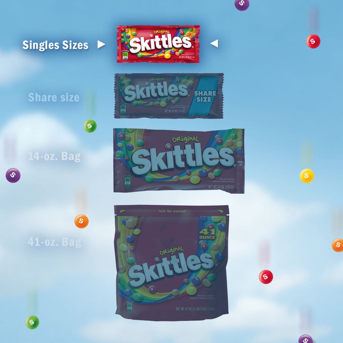 미국직구 Skittles 캔디 62g / Skittles Original Fruity Chewy Candy, Full Size, 62g, 36 pk. 5