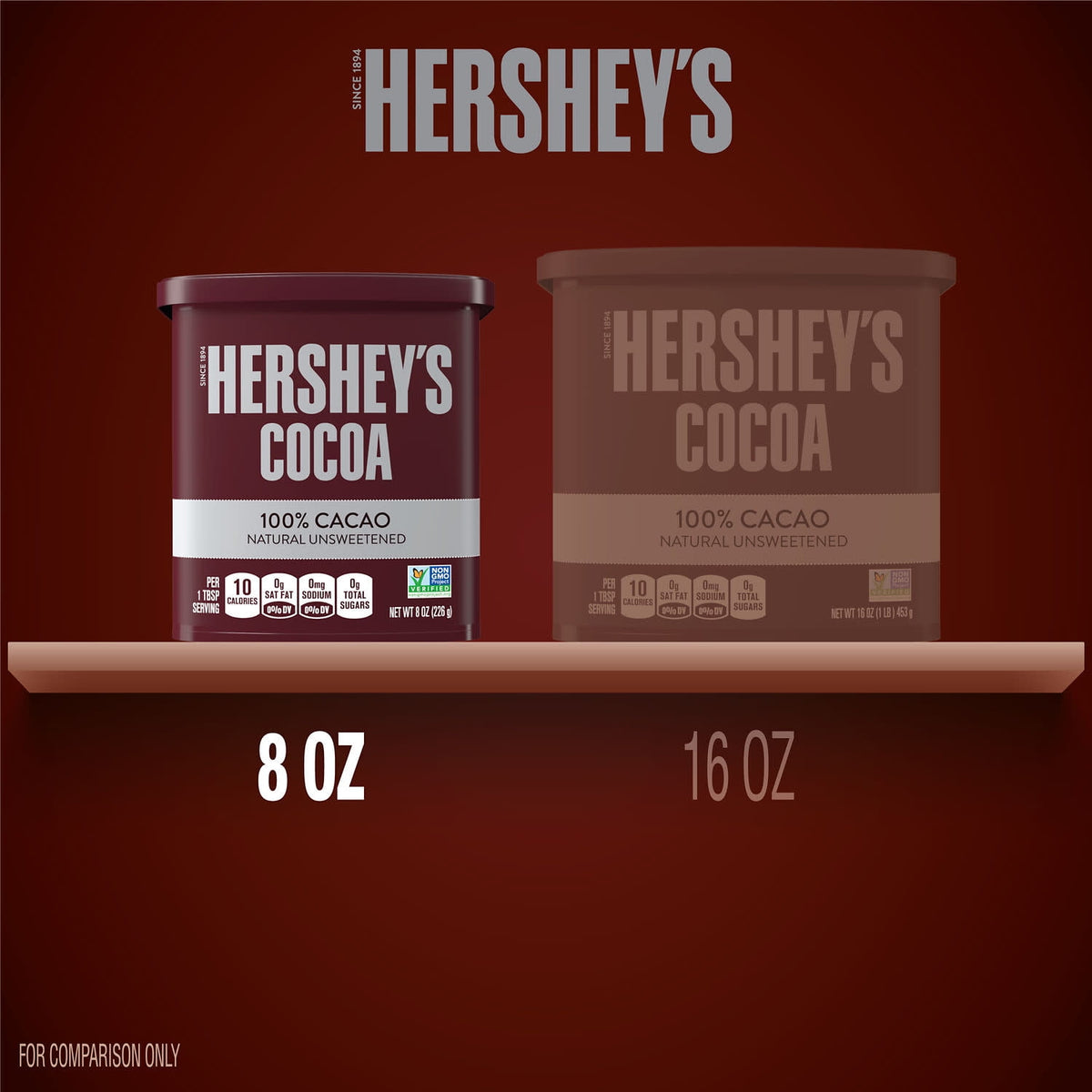 미국직구 허쉬 's Natural Unsweetened Cocoa Powder, Can 8 oz