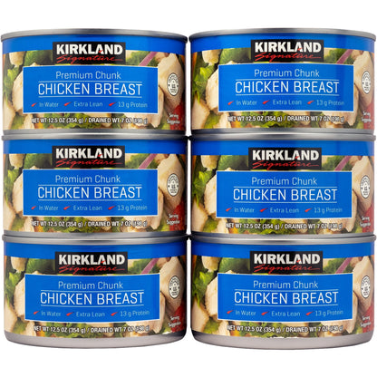 미국직구 Kirkland Signature Premium Chunk Chicken Breast, 12.5 oz, 6 ct