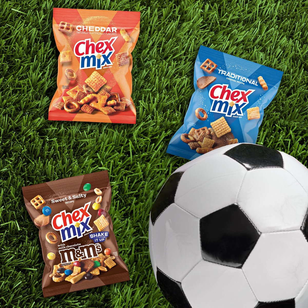 미국직구 Chex Mix Traditional 50g 12402 / Chex Mix Traditional, Cheddar and M&M Sweet & Salty  5