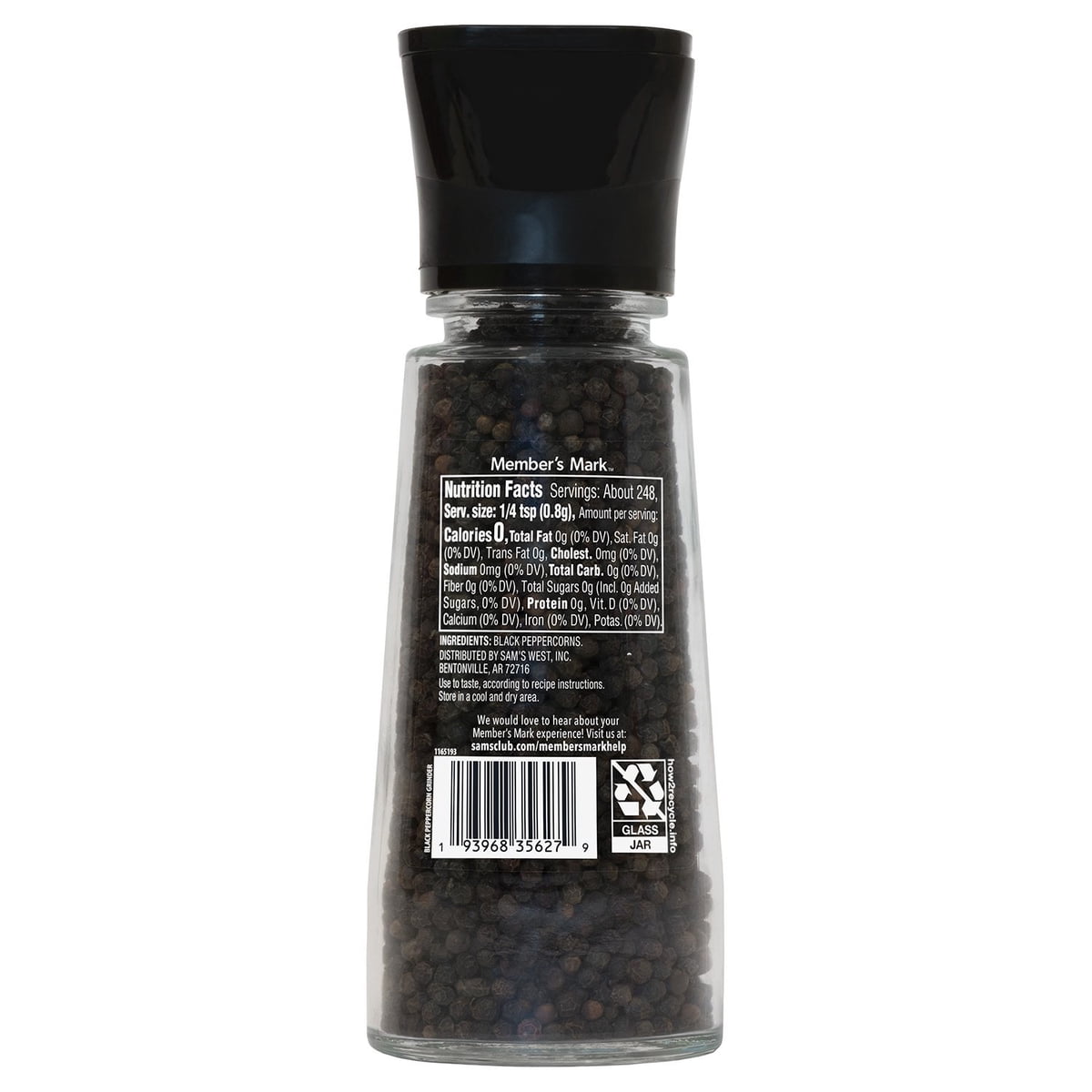 미국직구 멤버스마크 198g / Member's Mark Black Pepper Grinder, 198g 6