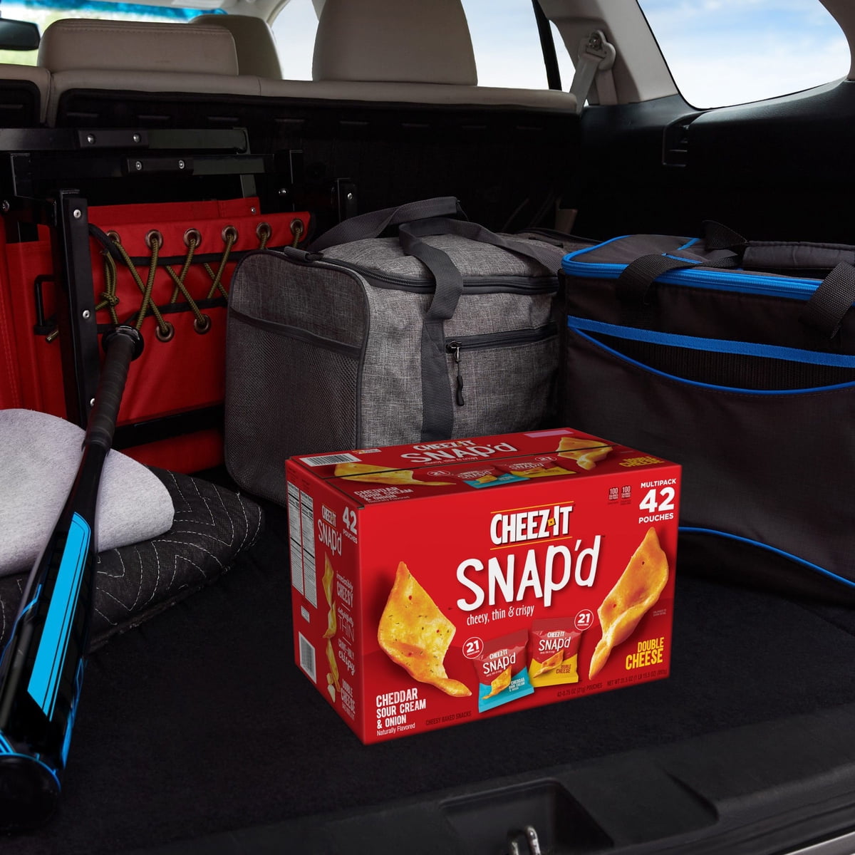미국직구 Cheez-It Snap'd 21g / Cheez-It Snap'd, Baked Snack Chips, Variety Pack, 21g, 42 pk. 4
