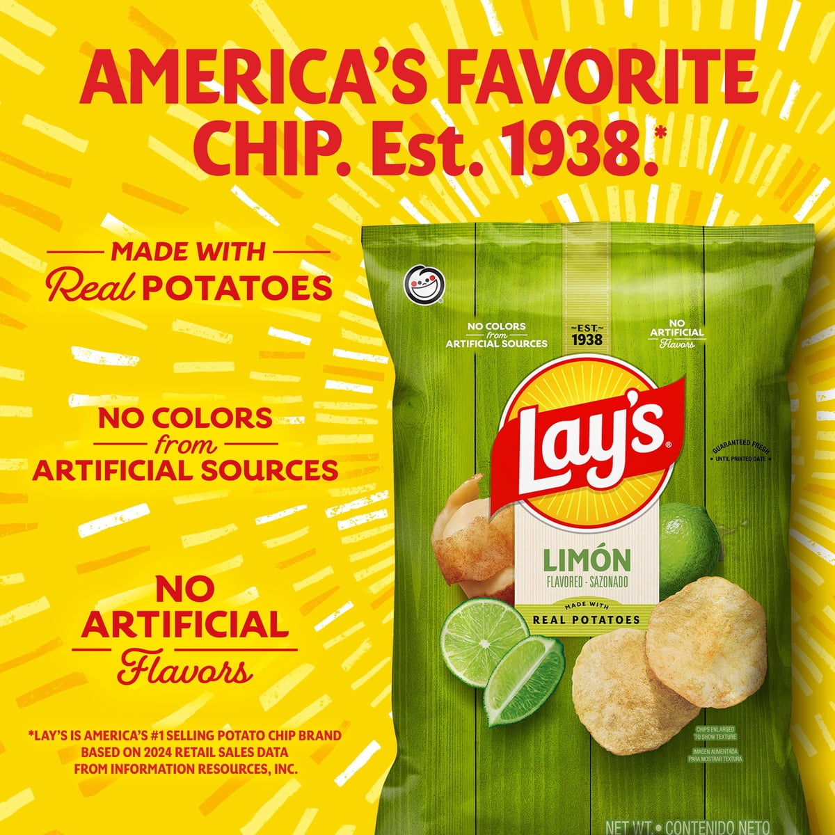 미국직구 Lay's Limon Potato 425g / Lay's Limon Potato Chips, 425g 4