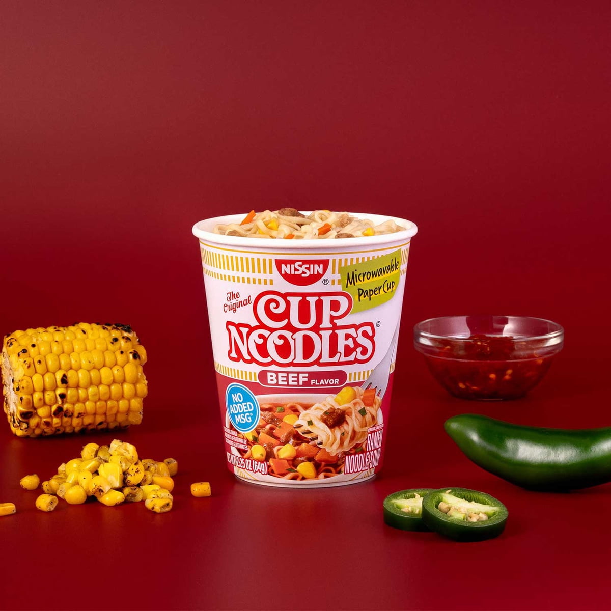 미국직구 Nissin Cup Noodles 64g / Nissin Cup Noodles, Beef Flavor, 64g, 24 pk. 7