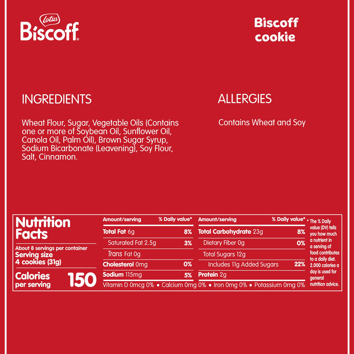 미국직구 Lotus Biscoff Cookies, 35.2 oz