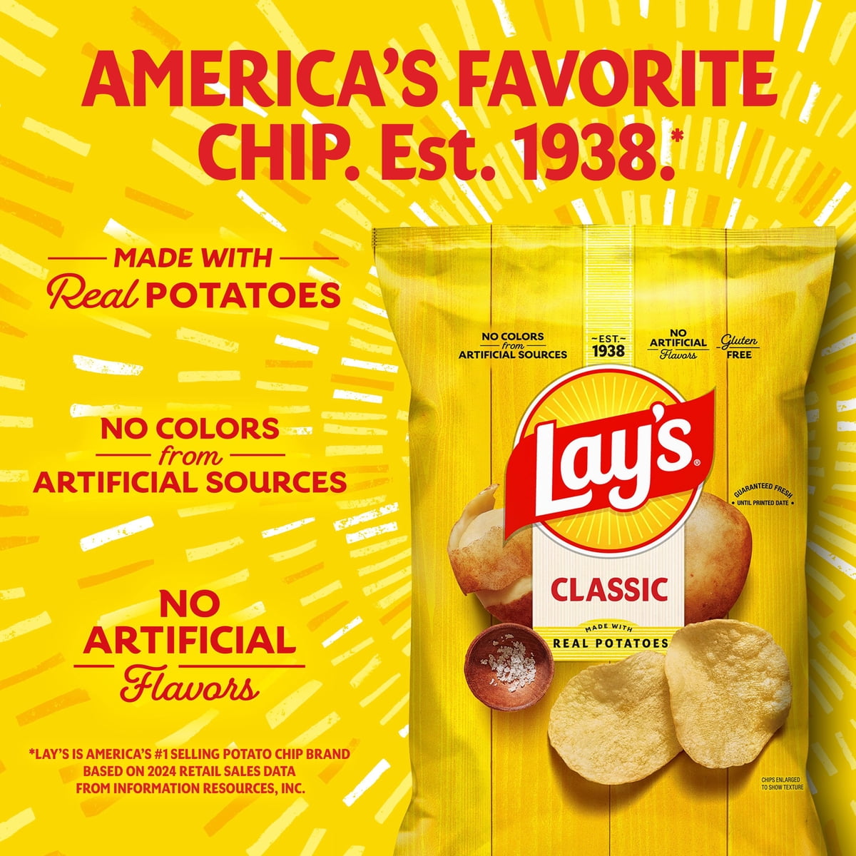 미국직구 Lay's 443g / Lay's Classic Potato Chips, 443g 4