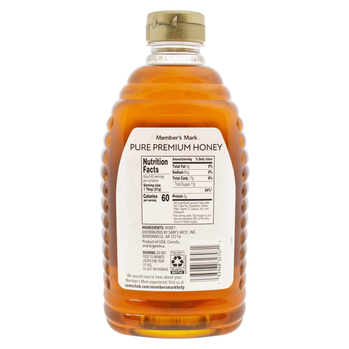 미국직구 Member s Mark 1.4kg / Member’s Mark Wildflower Pure Premium Honey, 1.4kg 4