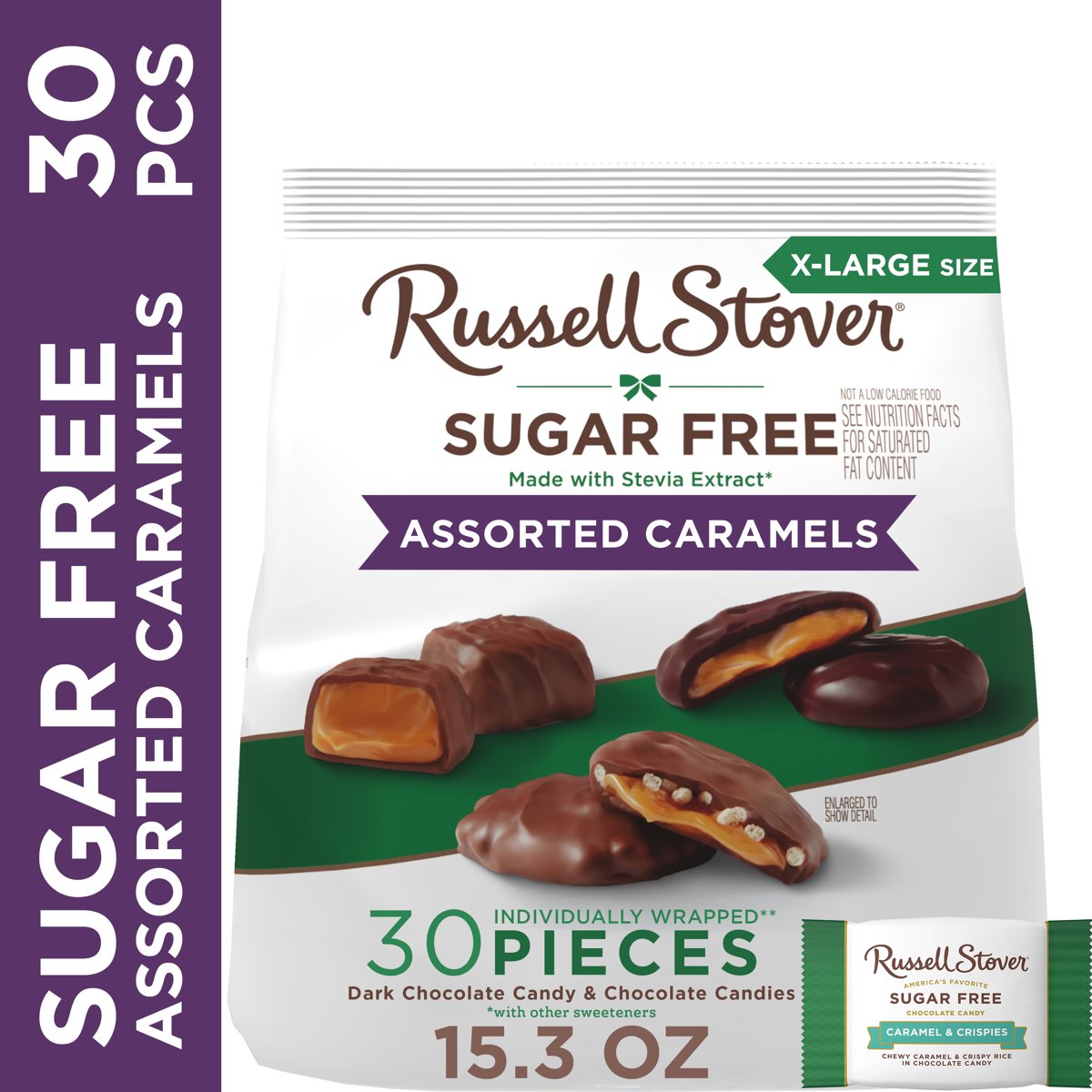 미국직구 RUSSELL STOVER Sugar 초콜릿 434g / RUSSELL STOVER Sugar Free Assorted Caramels in Chocol 2