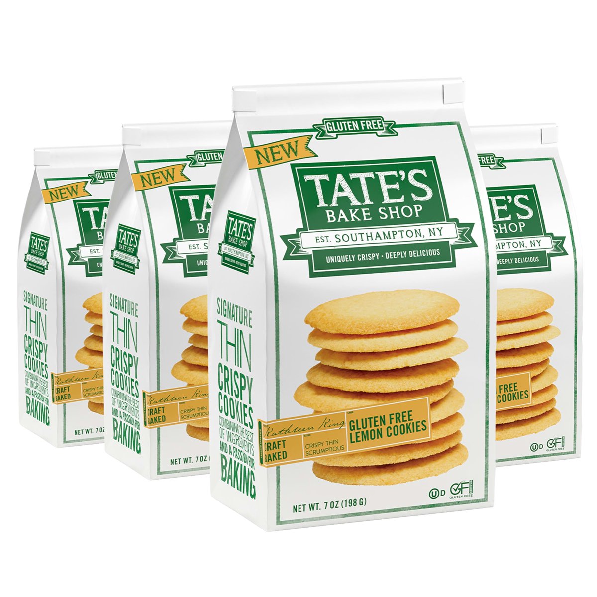미국직구 3 Pack Tates 과자 198g 3팩 / 3 Pack | Tates Bake Shop Gluten Free Lemon Cookies, Gluten  2