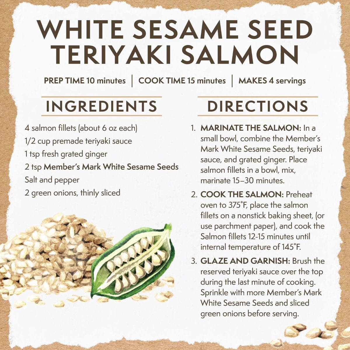 미국직구 멤버스마크 581g / Member's Mark White Sesame Seed, 581g 4
