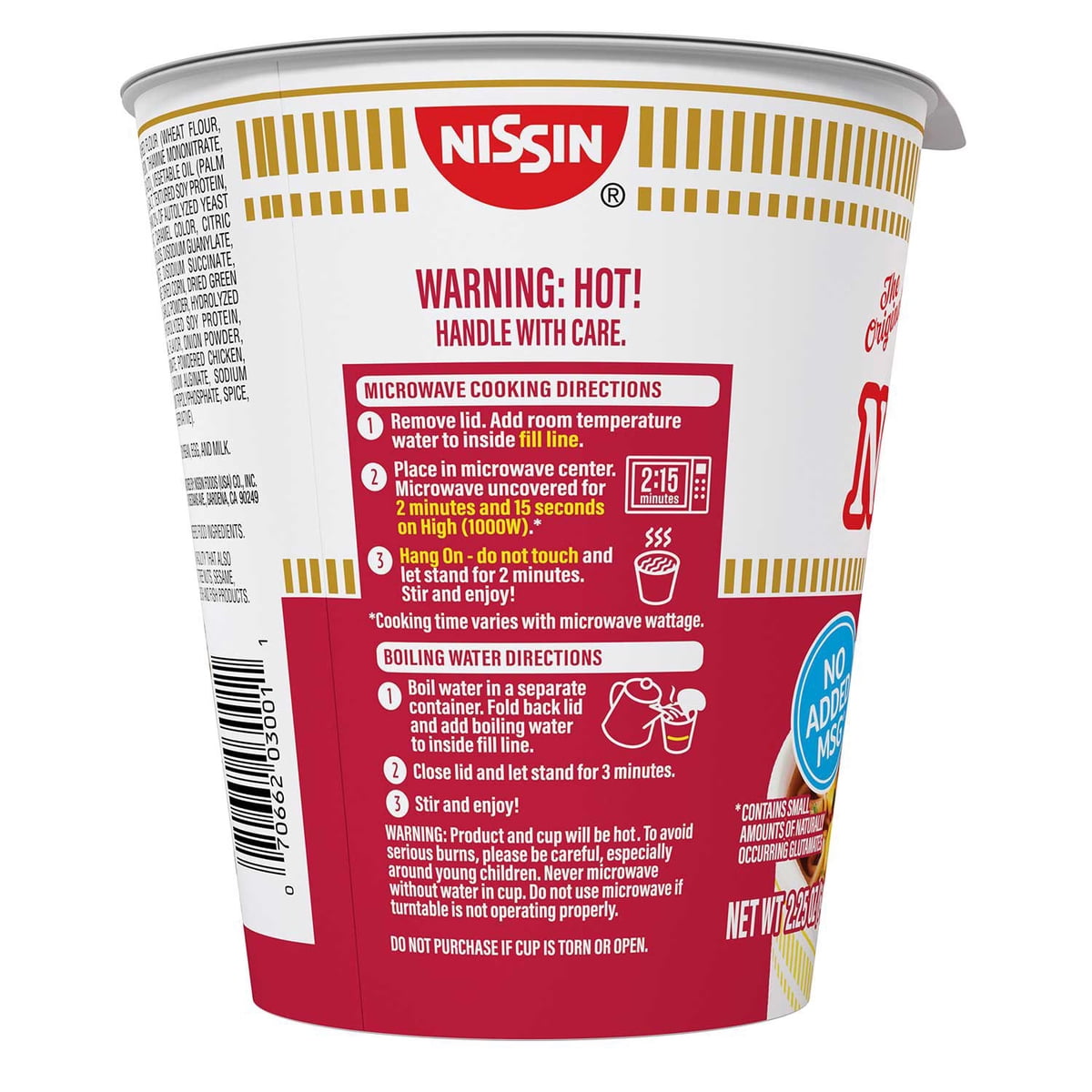 미국직구 Nissin Cup Noodles 64g / Nissin Cup Noodles, Beef Flavor, 64g, 24 pk. 5