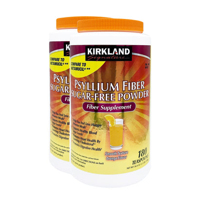 미국직구 커클랜드 식이섬유 Kirkland Signature Psyllium Fiber Sugar-Free Powder, 2x180 Teaspoons