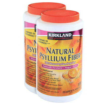 미국직구 커클랜드 식이섬유 Kirkland Signature Psyllium Fiber Sugar-Free Powder, 2x180 Teaspoons