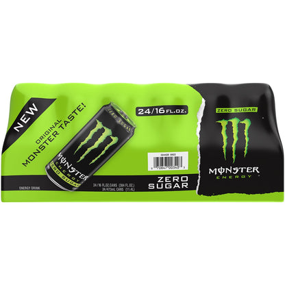 미국직구 Monster Energy Drink, Zero Sugar, 16 fl oz, 24 ct