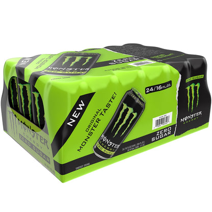 미국직구 Monster Energy Drink, Zero Sugar, 16 fl oz, 24 ct