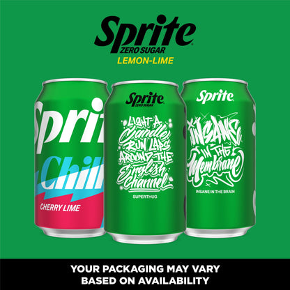 미국직구 스프라이트 Zero Sugar Lemon-Lime Caffeine Free Soda Pop Fridge Pack Cans, 12 fl oz, 12 Pack