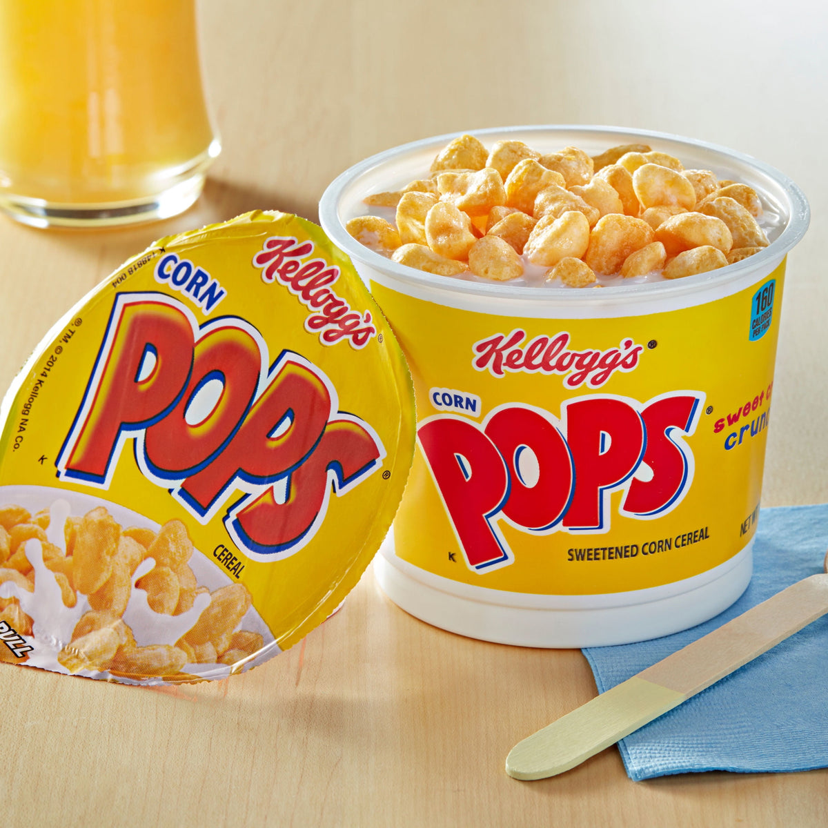 미국직구 Kellogg's Corn Pops 비타민 43g 2팩 / Kellogg's Corn Pops Original Breakfast Cereal, 8 Vit 2