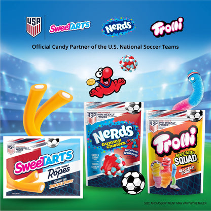 미국직구 너즈 Gummy Clusters Candy, Berry Punch Breakaway, Summer Gummy Candy, 8 oz