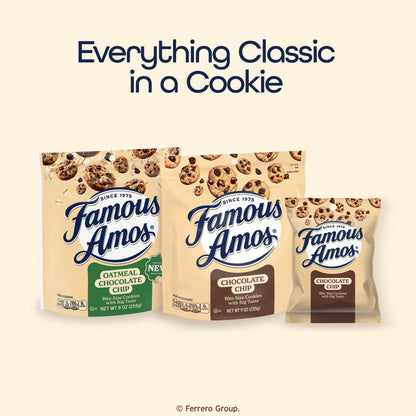 미국직구 페이머스아모스 Classic Chocolate Chip Cookies, Bite-size cookies, Sweet Treats, 10 Pack Box, 1oz Bag